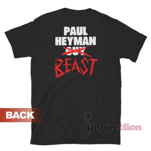 WWE Paul Heyman Beast Eat Sleep Break The Streak T-Shirt