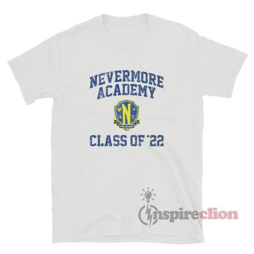 Wednesday Addams Nevermore Academy Class Of 22 T-Shirt