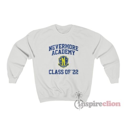 Wednesday Addams Nevermore Academy Class Of 22 Sweatshirt