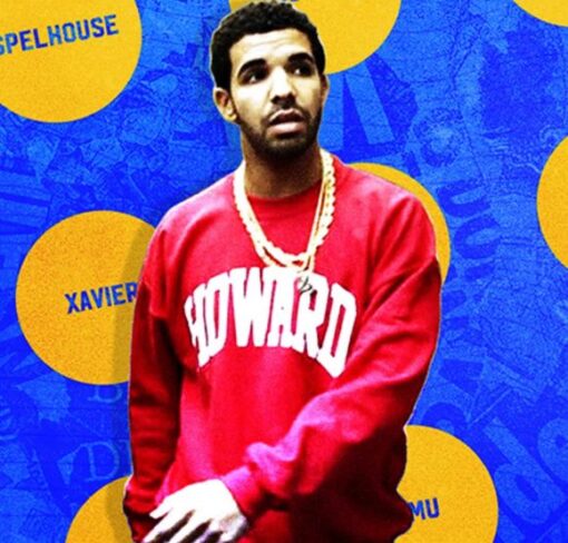 Vintage Drake Howard University Logo Sweatshirt