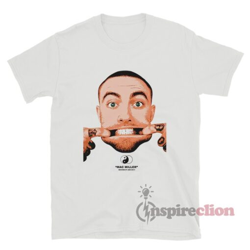 Face Mac Miller Portrait T-Shirt