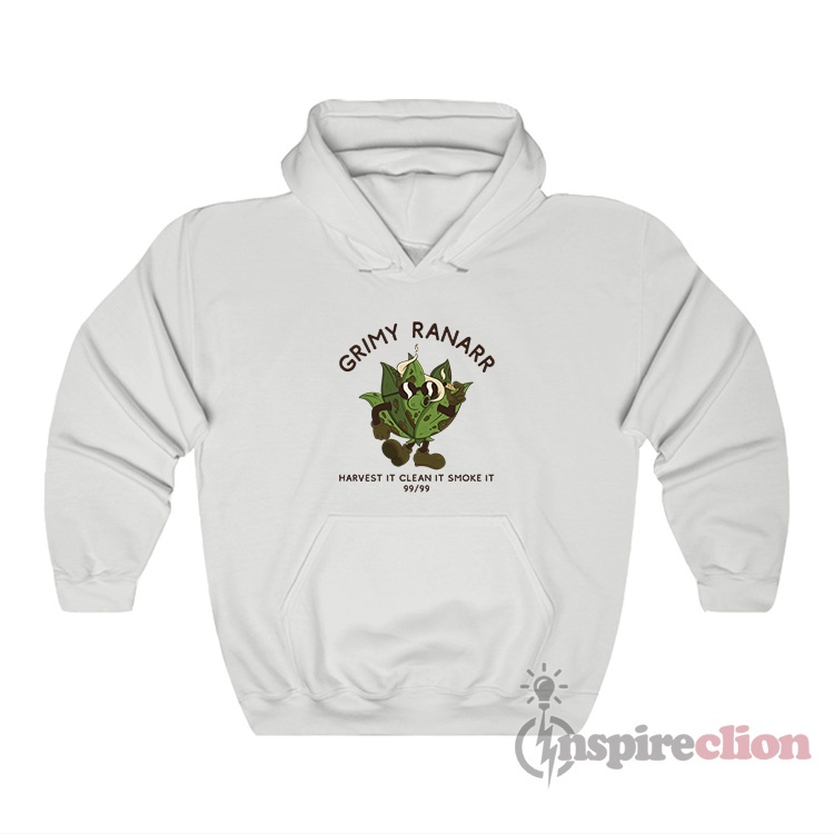 Grimy Ranarr Harvest It Clean It Smoke It Hoodie - Inspireclion