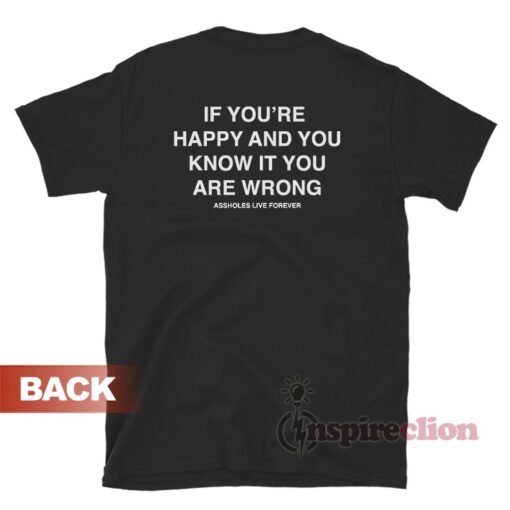 If You're Happy And You Know It You Are Wrong T-Shirt