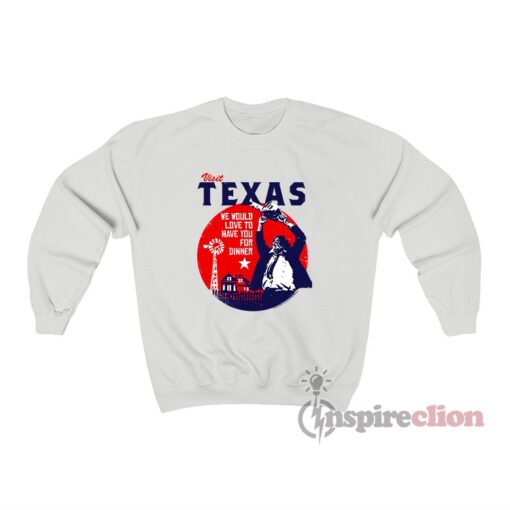 The Texas Chainsaw Massacre Visit Texas Sweatshirt