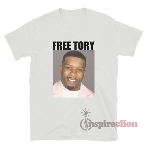 Free Tory Lanez Mugshot T-Shirt