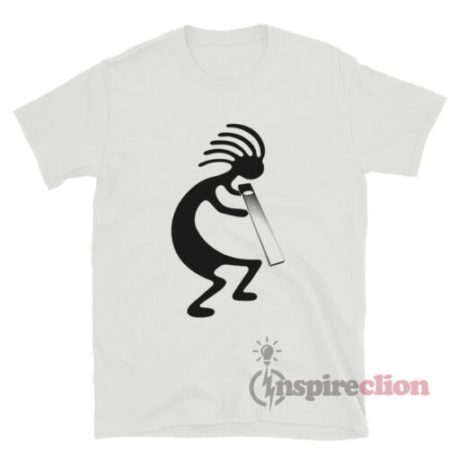Vaping Man Kokopelli Meme T-Shirt
