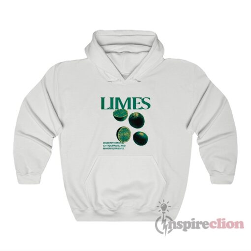 Limes High In Vitamin C Antioxidants And Other Nutrients Hoodie