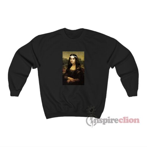 Mona Lisa Lana Del Rey Parody Sweatshirt