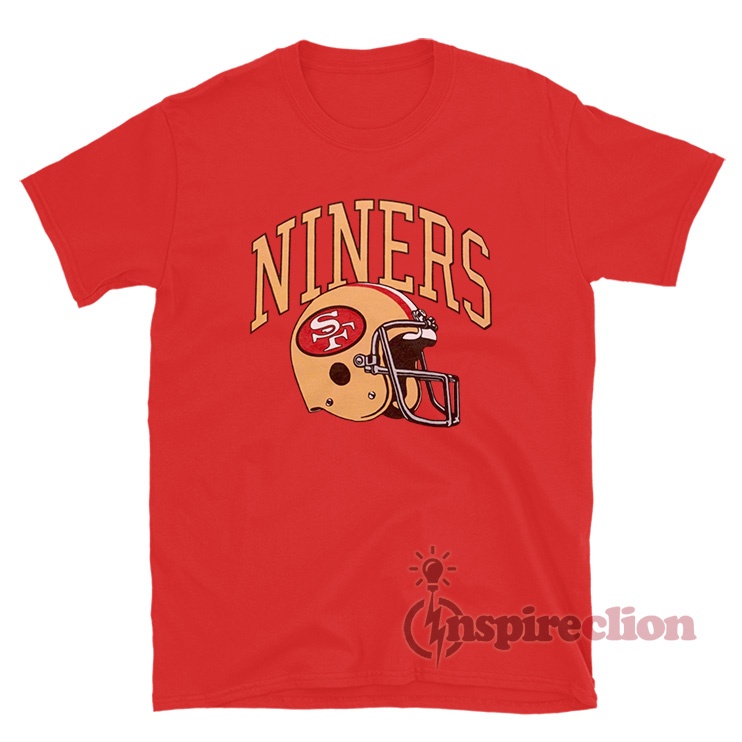 San Francisco 49ers Helmet Niners T-Shirt - Inspireclion.com