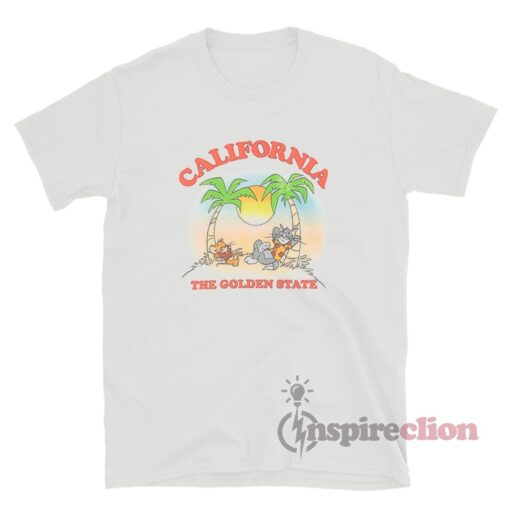 Tom And Jerry California The Golden State T-Shirt