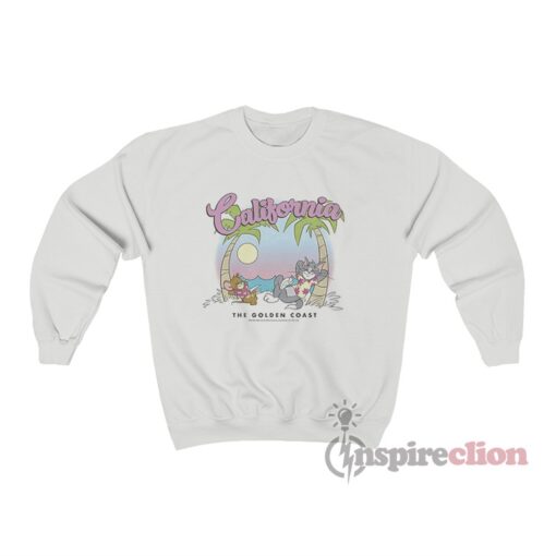 Tom And Jerry California The Golden Coast Vacation Sweatshirt