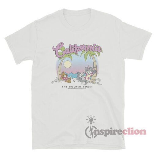Tom And Jerry California The Golden Coast Vacation T-Shirt