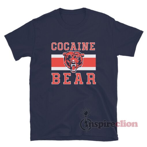 T-shirt 'Cocaine Bear' - Film D'horreur, Graphique Effrayant, Unisex, Doux, Neuve
