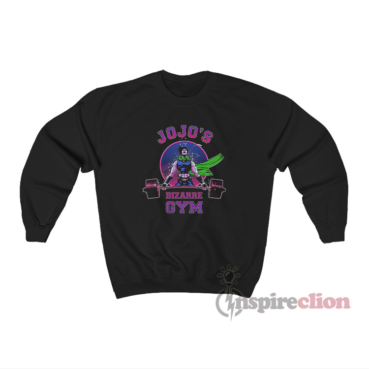 Jojo's Bizarre Adventure Anime Gym Sweatshirt For Women or Men
