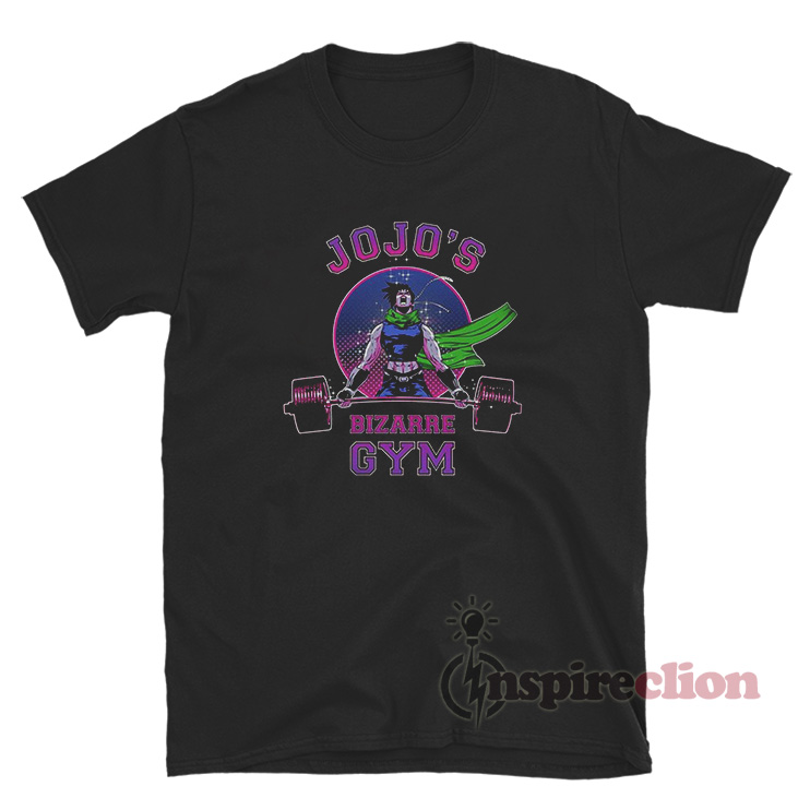 Jojo's Bizarre Adventure Anime Gym TShirt Inspireclion.cpm