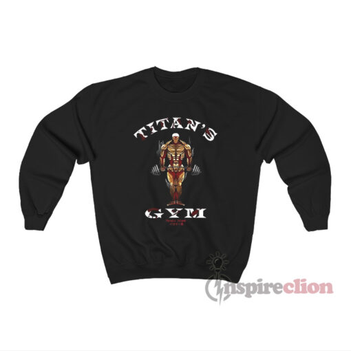 Attack On Titan Gym Armored Titan Sweatshirt