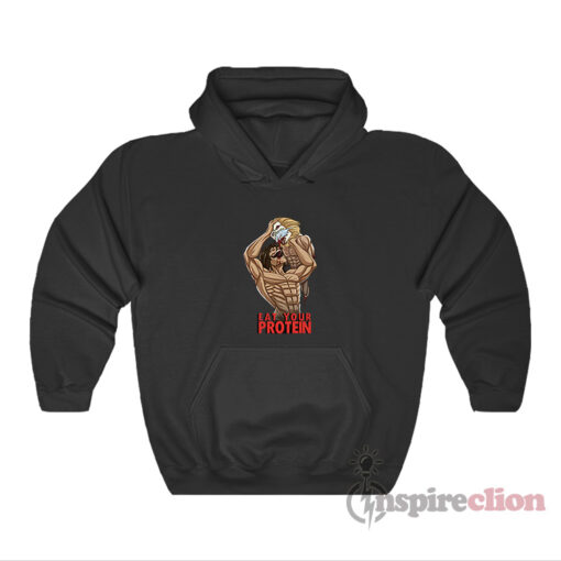 Eat Your Protein Attack On Titan Hoodie