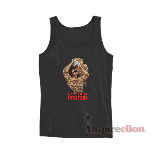 Eat Your Protein Attack On Titan Tank Top