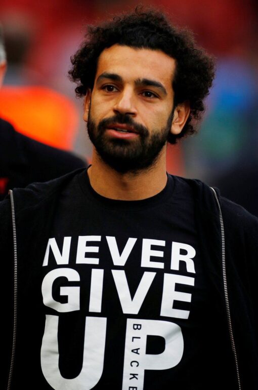 Mohamed Salah Never Give Up T-Shirt