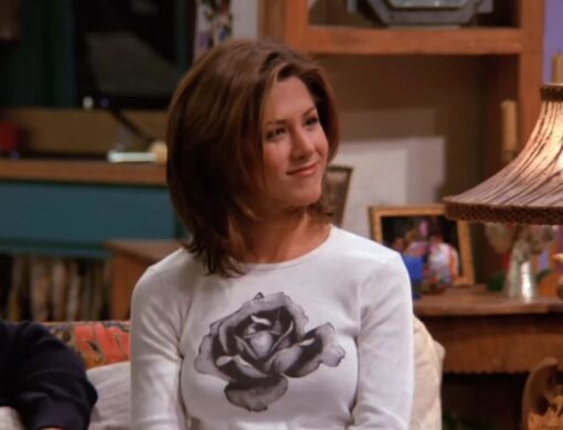 Friends Tv Show Rachel Rose Flowers Long Sleeves T-Shirt