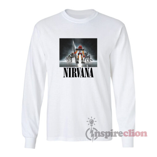 Bionicle Nirvana Parody Meme Long Sleeves T-Shirt