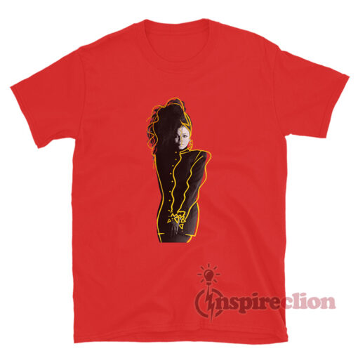 Janet Jackson Control Vinyl Red T-Shirt