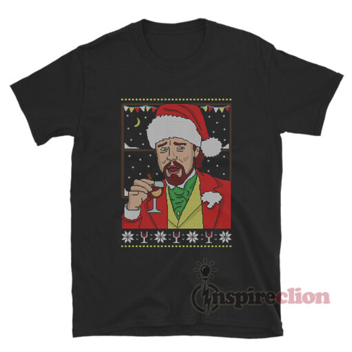 Leonardo Dicaprio Christmas Meme T-Shirt