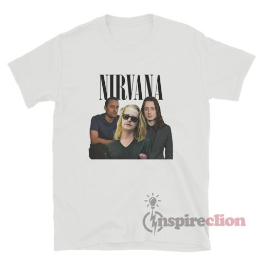 Macaulay Kieran And Rory Culkin Nirvana Parody T-Shirt