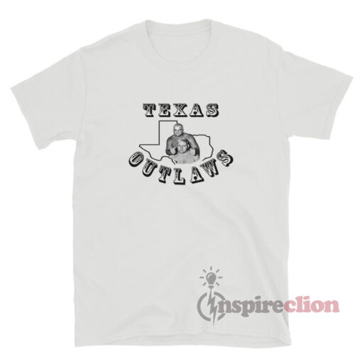 Dick Murdoch And Dusty Rhodes Texas Outlaws Wrestling T-Shirt