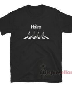 Lord Of The Rings The Hobbits Beatles Abbey Road T-Shirt