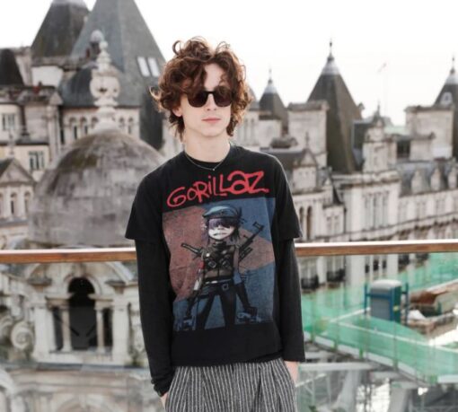 Timothee Chalamet Gorillaz T-Shirt