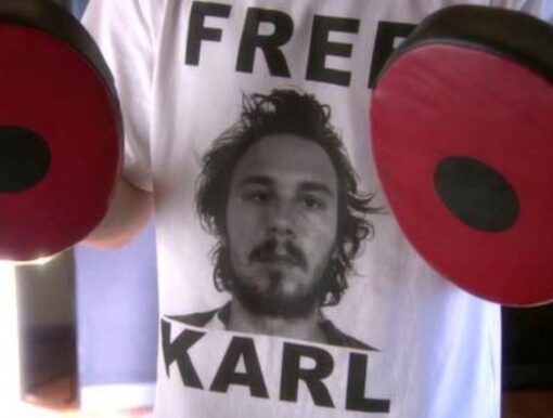 Workaholics Free Karl Mug Shot T-Shirt