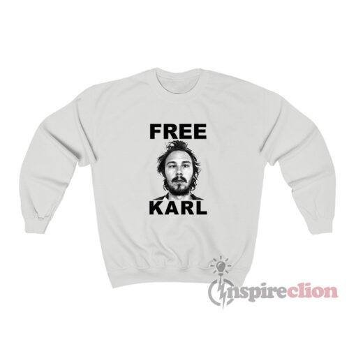 Workaholics Free Karl Mug Shot Sweatshirt