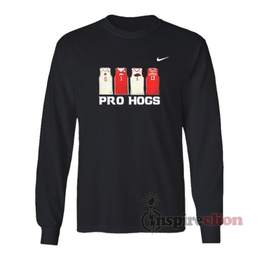 Arkansas Razorbacks Basketball Pro Hogs Long Sleeves T-Shirt