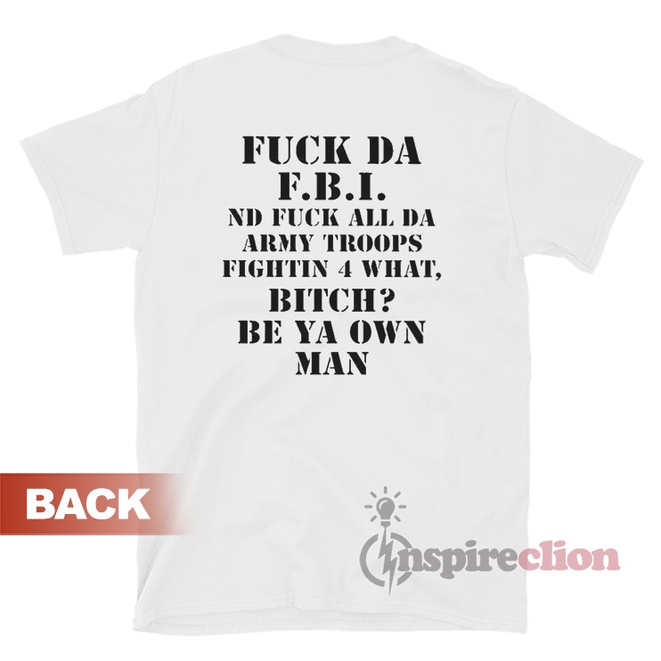 T-Shirt Uomo Verde Militare 'Fuck Futin Fight For Ukraine' Taglia L