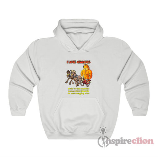 Garfield I Love Chariots Back To The Nomadic Hoodie