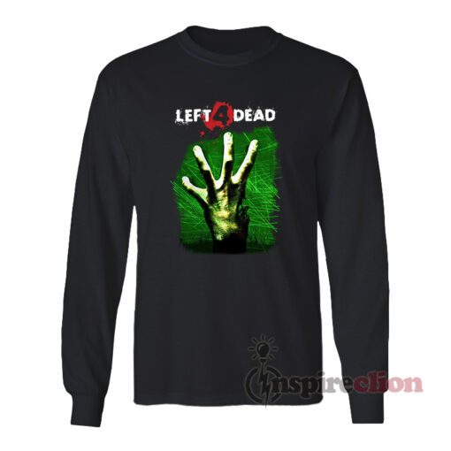 Vintage Left 4 Dead Logo Long Sleeves T-Shirt