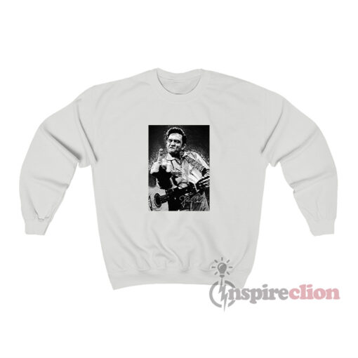 Johnny Cash Middle Finger Sweatshirt