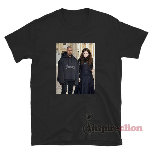 Kanye West And Lorde Photo T-Shirt