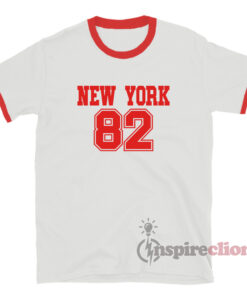 Margot Robbie New York 82 Ringer T-Shirt