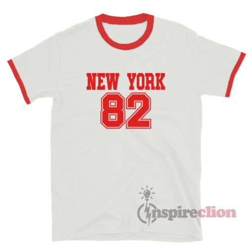 Margot Robbie New York 82 Ringer T-Shirt