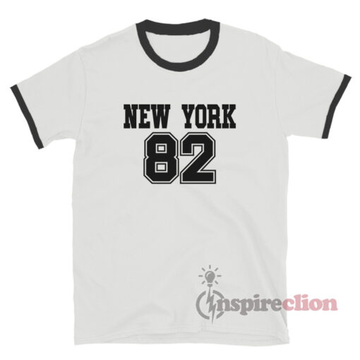 Margot Robbie New York 82 Ringer T-Shirt
