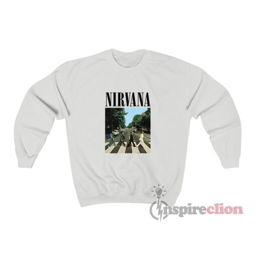 Nirvana The Beatles Abbey Road Sweatshirt