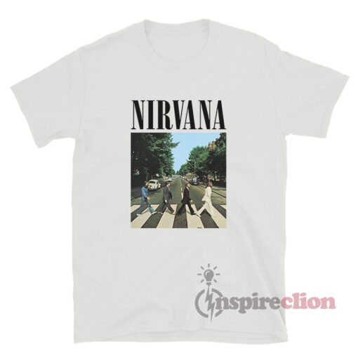 Nirvana The Beatles Abbey Road T-Shirt