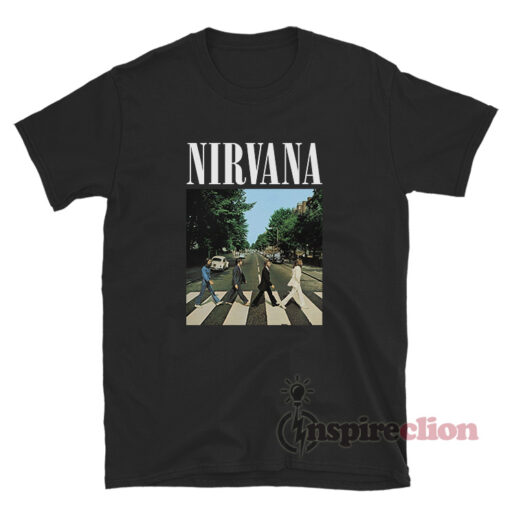Nirvana The Beatles Abbey Road T-Shirt