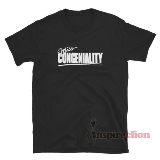Post Malone Wearing Miss Congeniality Logo T-Shirt