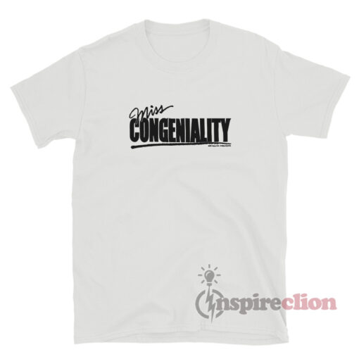 Post Malone Wearing Miss Congeniality Logo T-Shirt