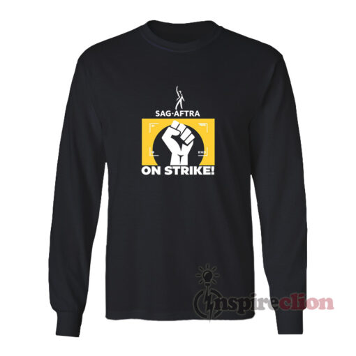 Sag Aftra On Strike Support Long Sleeves T-Shirt