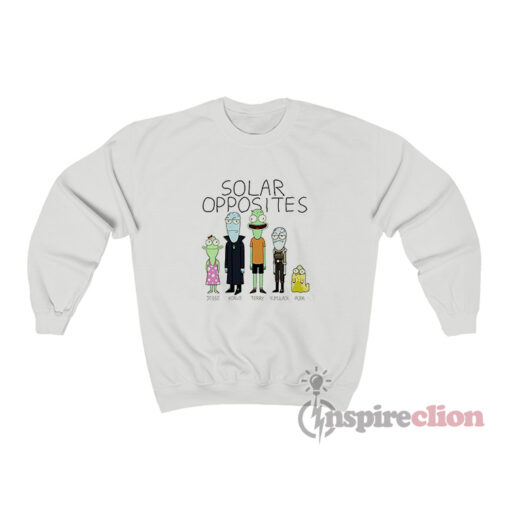 Solar Opposites Jesse Korvo Terry Yumyulack Pupa Sweatshirt