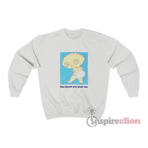 Stewie Griffin You Know You Want Me Sweatshirt